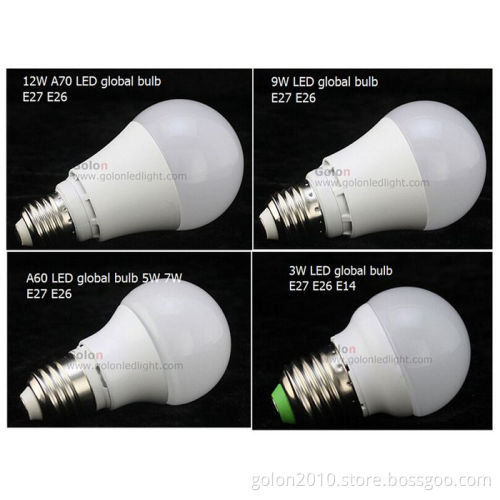 5W A60 LED Bulb 400-500lm White Aluminum Housing 3 Years Warranty 5W LED Bulb A60